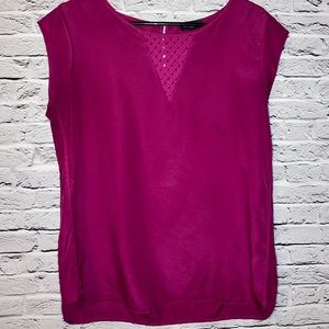 The Limited pink blouse